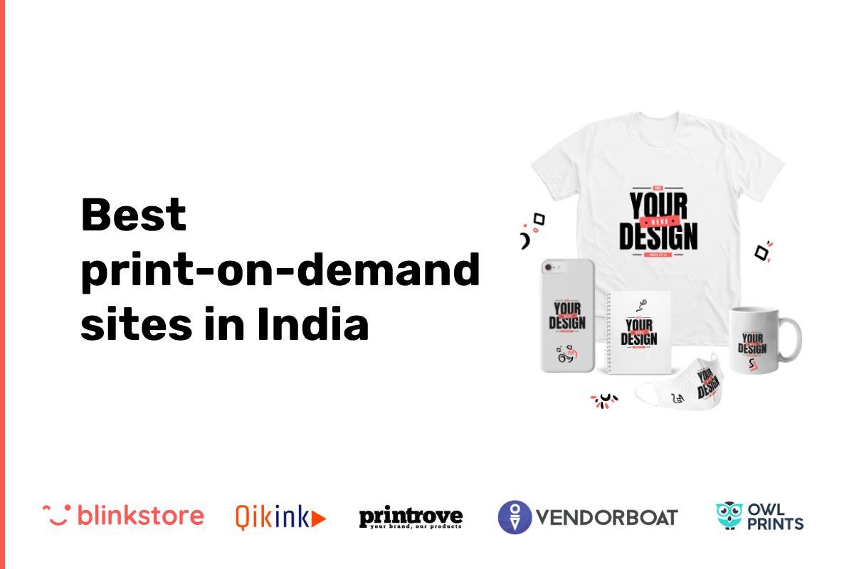 Print On Demand Companies in India and best print-on-demand sites in India