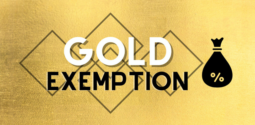 Gold GST Exemption |  Gold GST Rate in India