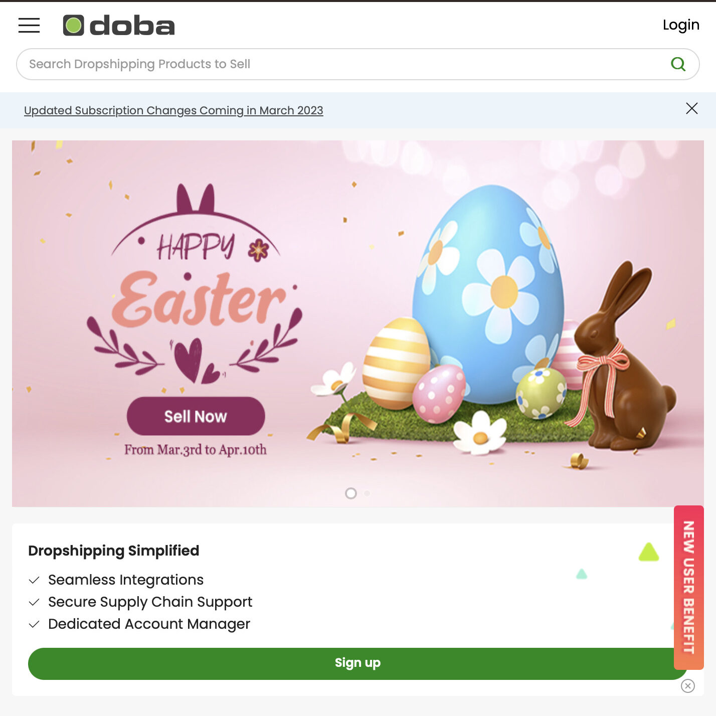 Doba  | Dropshipping suppliers in India