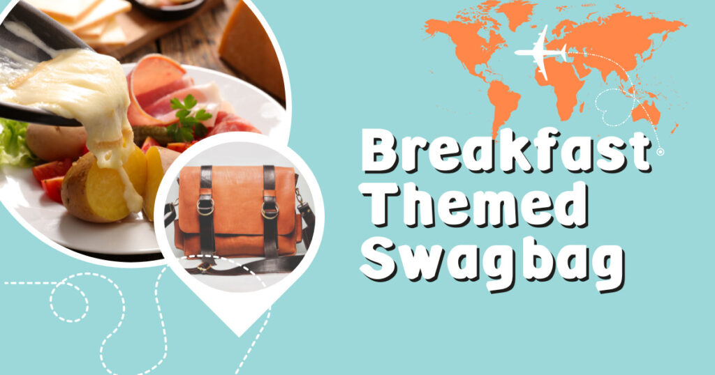 Breakfast Swag Bag | Business Swag Bag ideas