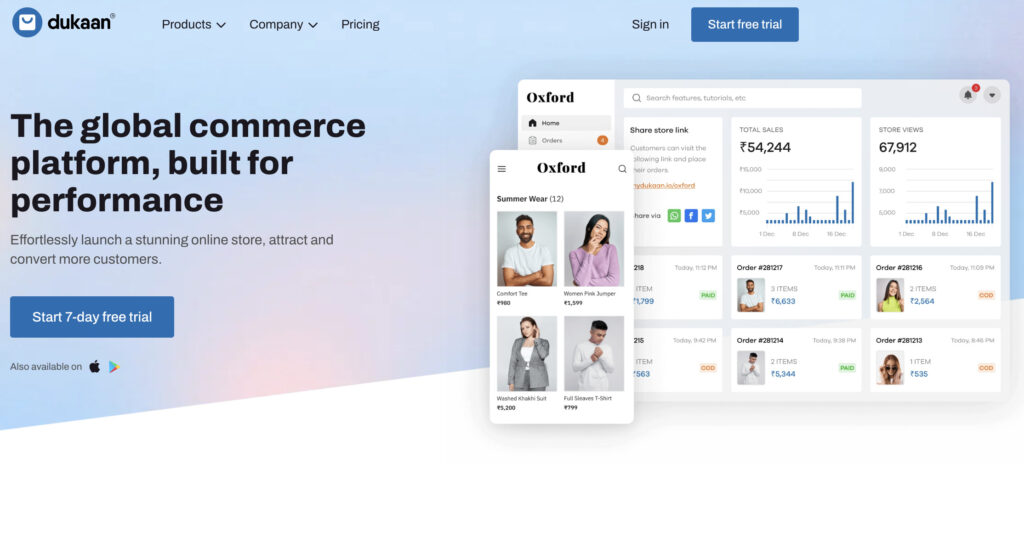MyDukaan | Best E-commerce Framework