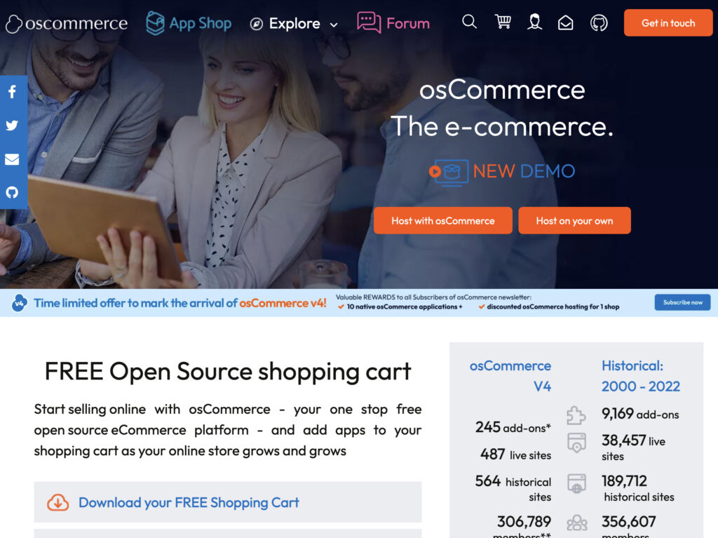 osCommerce | Best Dropshipping Websites in India