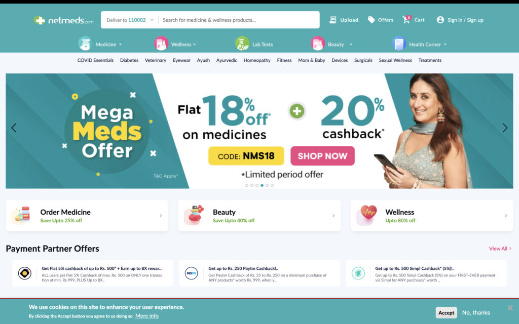 Netmeds | Amazon Alternative India