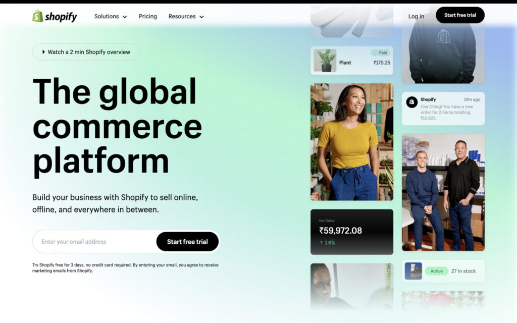 Shopify | Wix Alternatives India