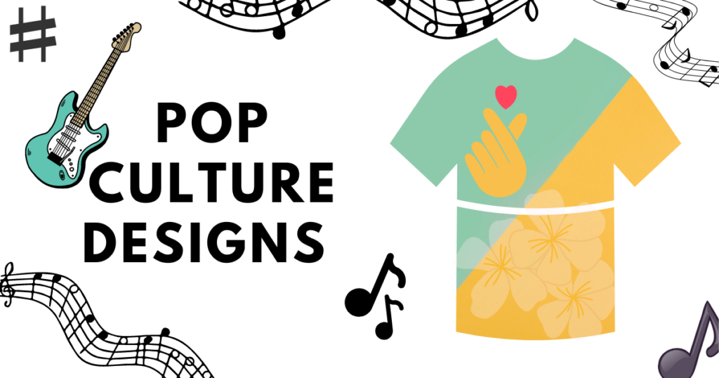 Pop Culture References | Creative t-shirt design ideas