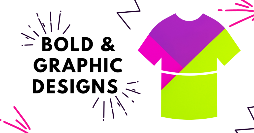 Bold & Graphic Designs | Creative t shirt design ideas