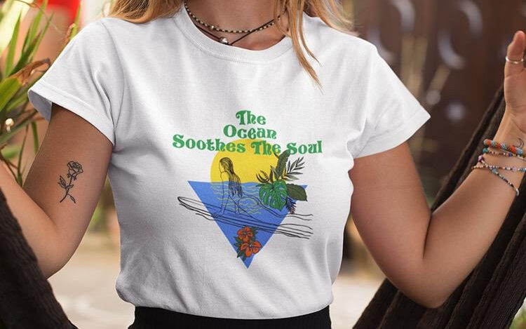 Ocean Soul | Girl T-shirt Design Ideas
