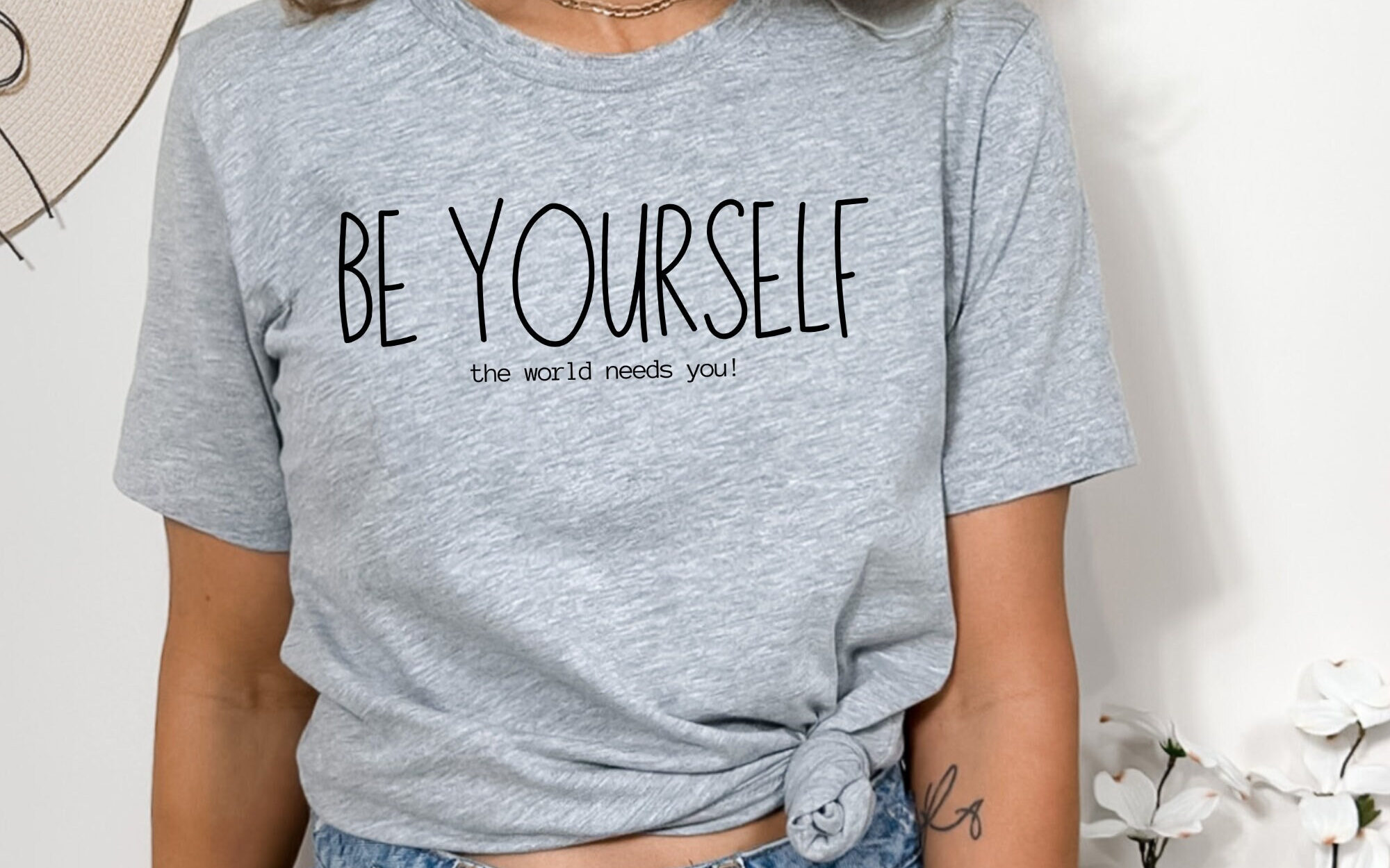 Be Yourself | Girl T-shirt Design Ideas 