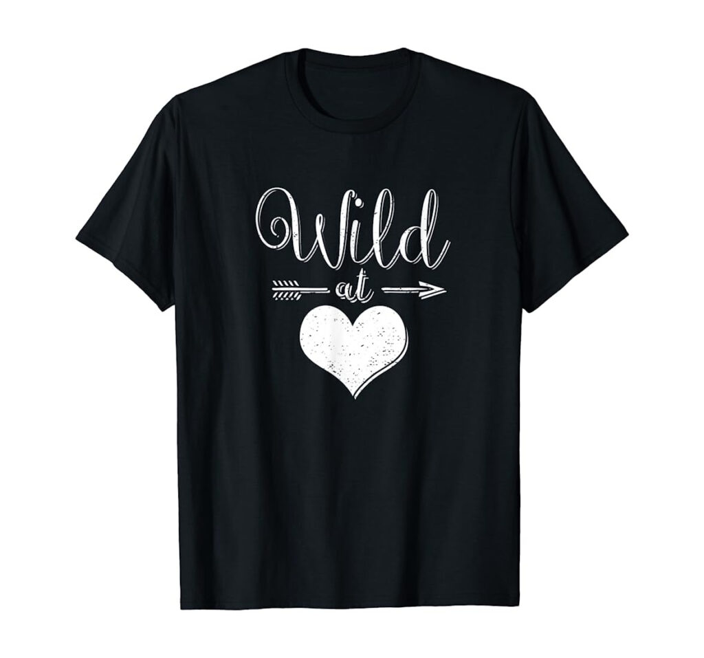 Wild at Heart | Girl T-shirt Design Ideas