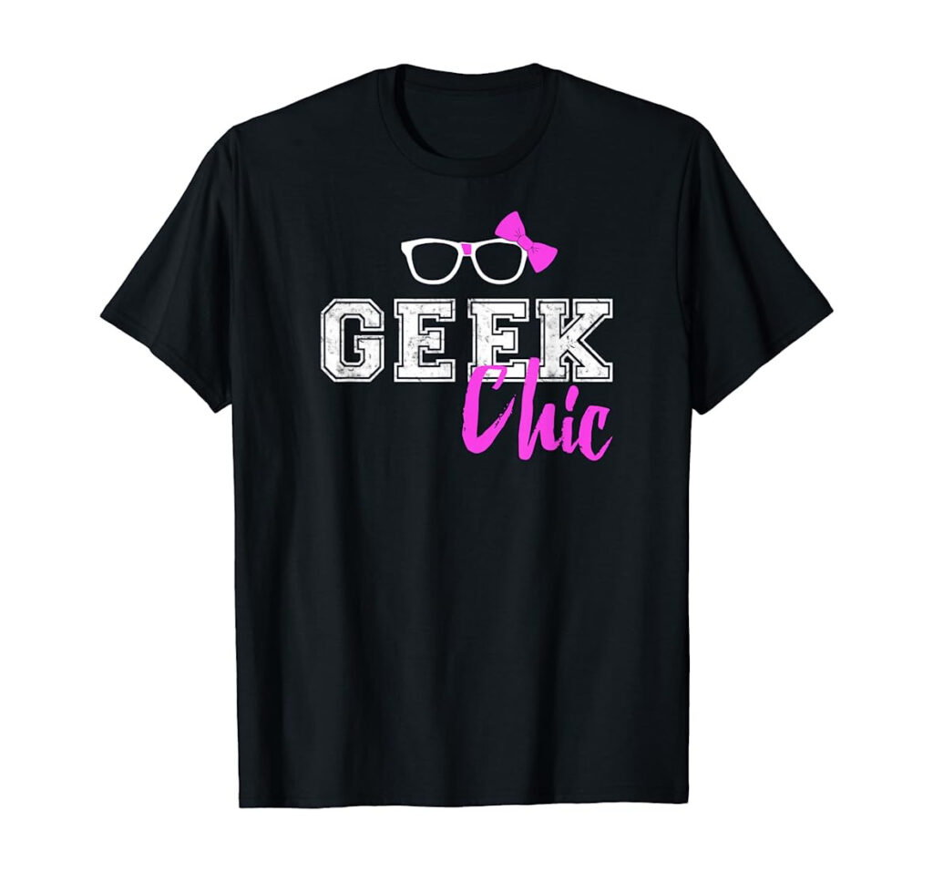 Geek Chic | Girl T-shirt Design Ideas