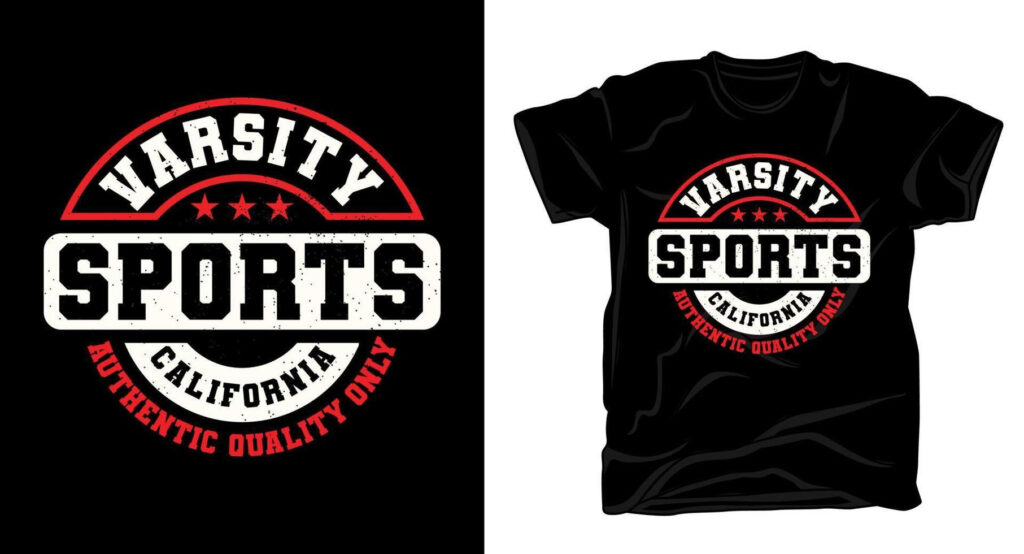Sports Typography | Sport t-shirt design ideas (Source)