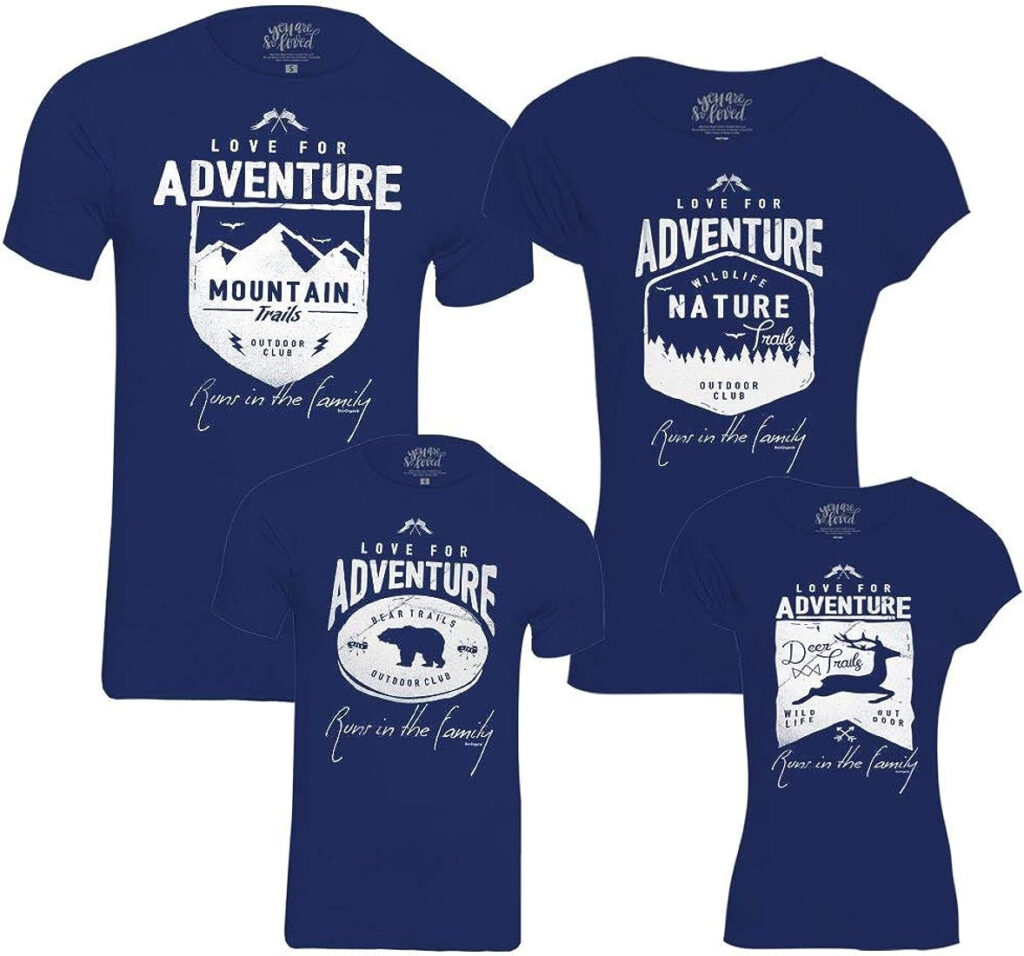 Adventure Awaits | Family t shirt design ideas (Image Source)