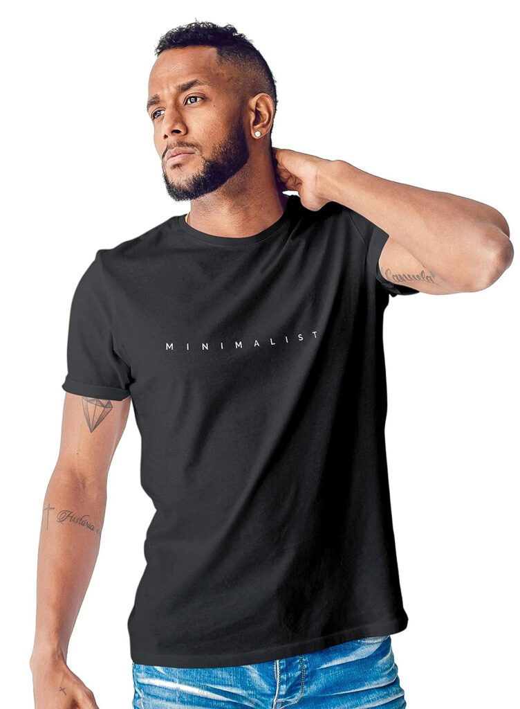 Minimalist Marvels | Mens T-shirt Design Ideas (Image Source)