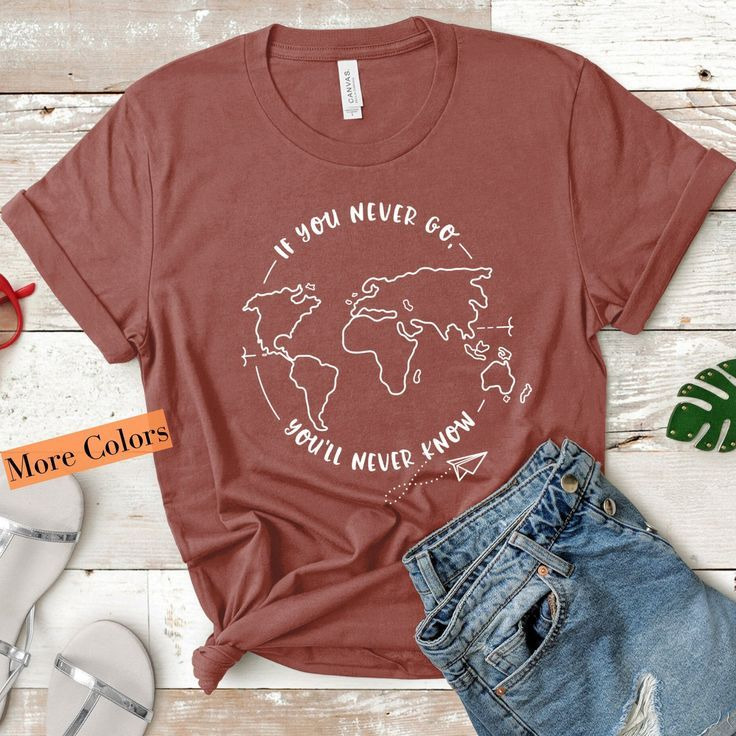Travel Map | T-shirt Design Ideas for Groups