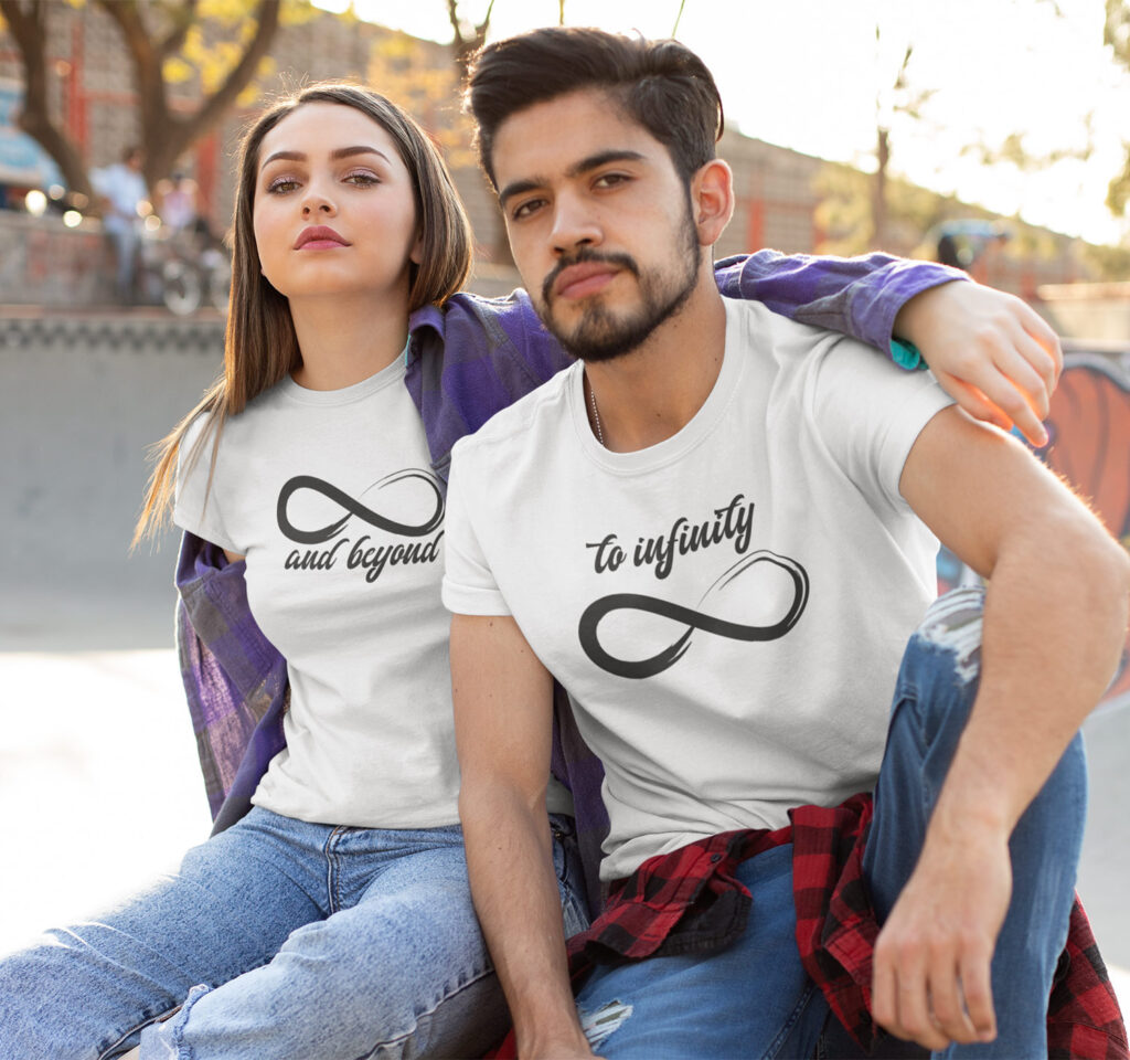 Infinite Laughter | Friendship T-shirt Design Ideas