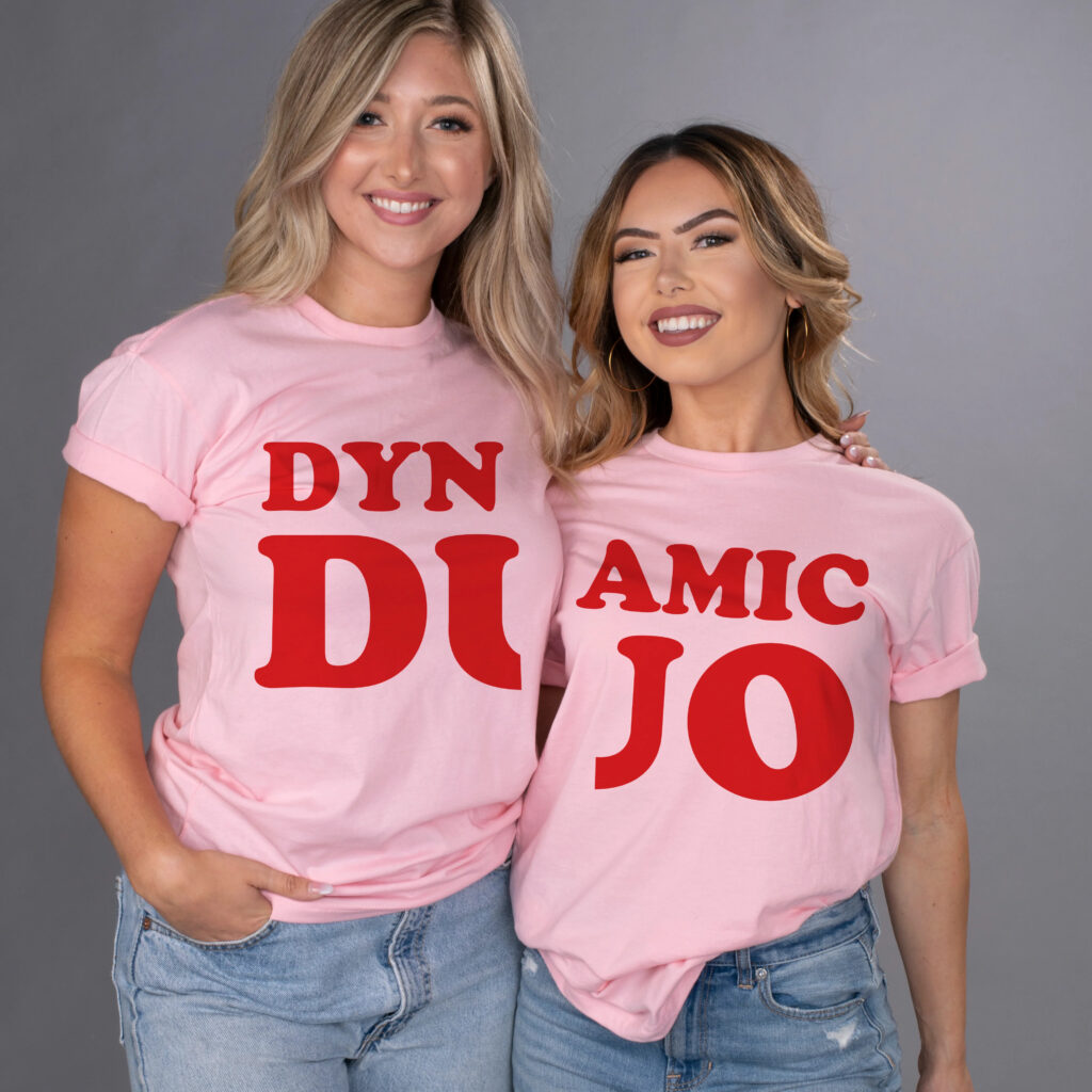 Dynamic Duos | Friendship T-shirt Design Ideas
