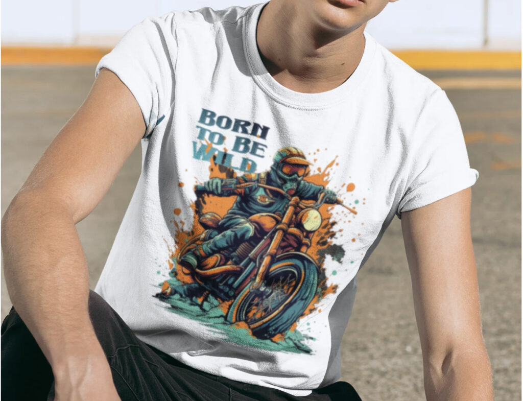 Fueling the Passion | Biker T-shirt Design Ideas