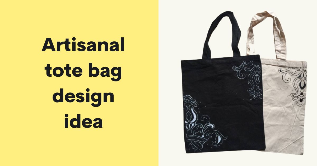 Artisanal tote bag design ideas