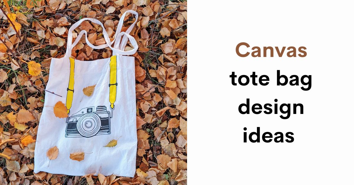 Canvas tote bag design ideas 