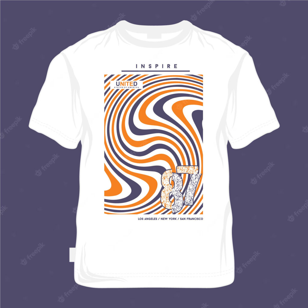 Abstract Realism | White T-shirt Design Ideas