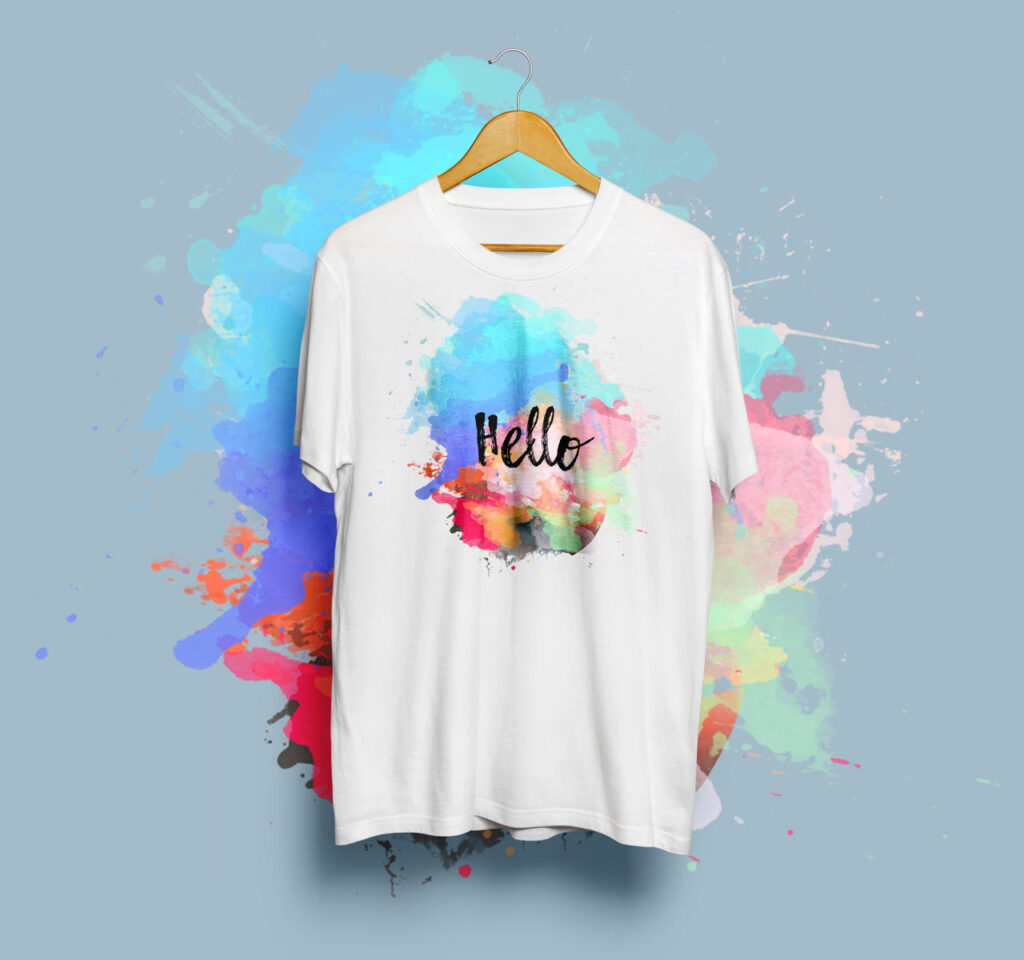 Whimsical Watercolors | White T-shirt Design Ideas