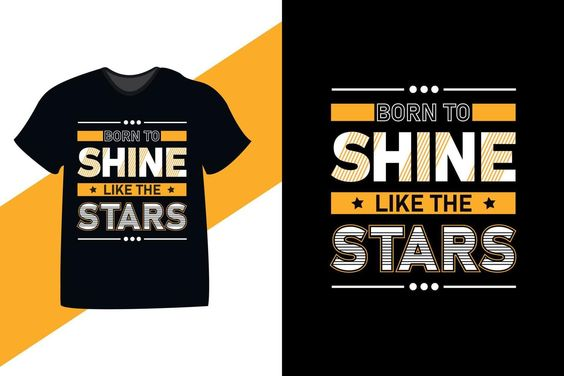 Born to Shine | Birthday T-shirt Design Ideas