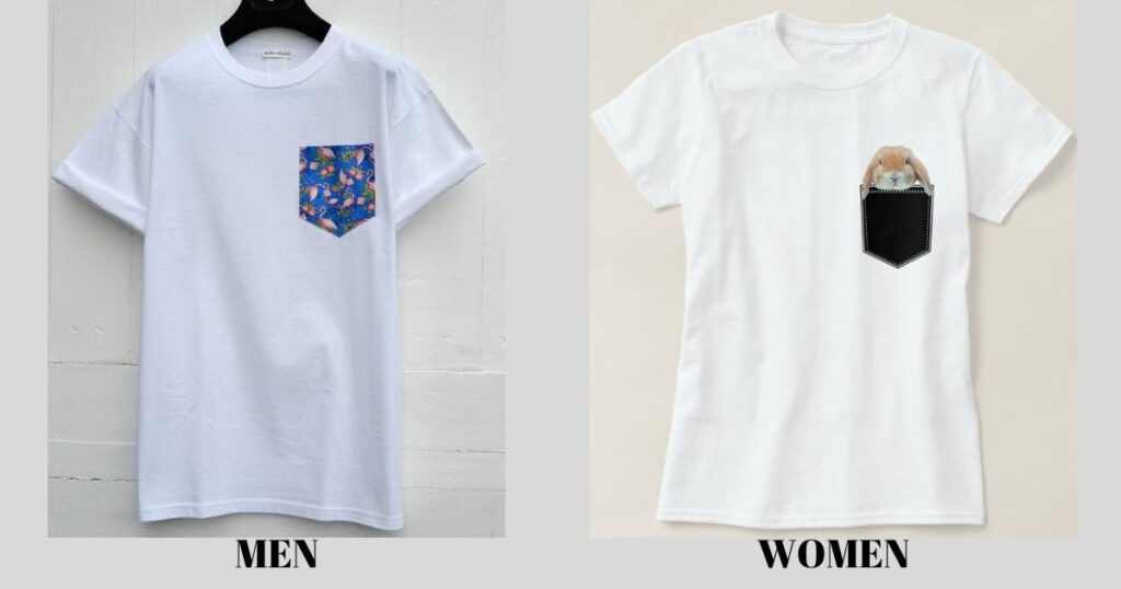 Printed Pocket T-shirt - Types of T-shirts