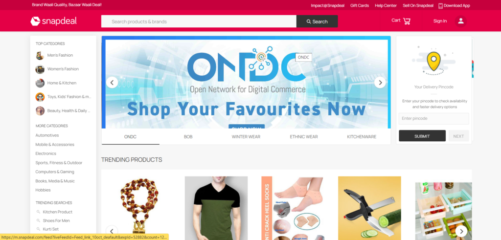 Snapdeal - online selling sites in india
