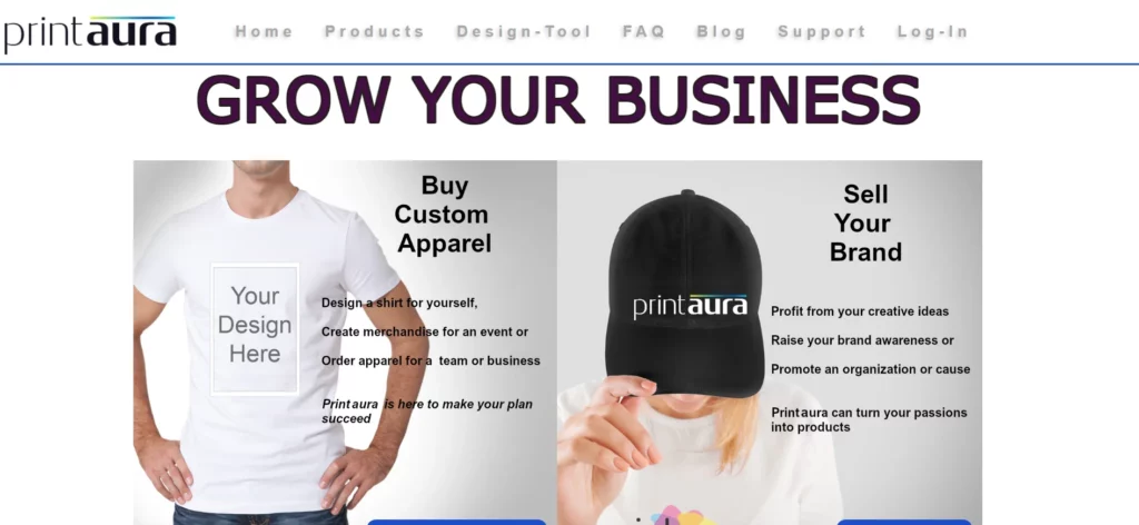 PrintAura - successful print on demand stores