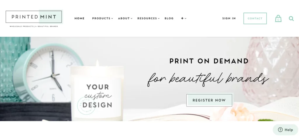 Printed Mint - best print on demand stores