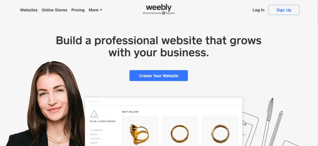 Weebly -  best ecommerce website builder