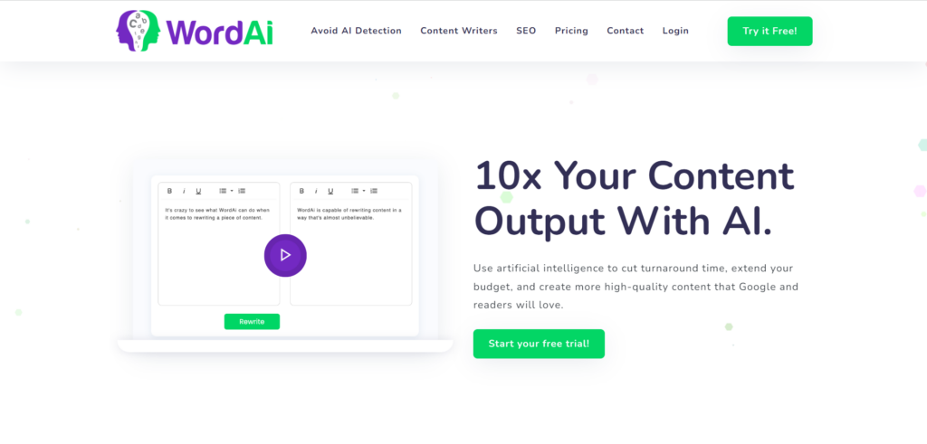 WordAi | AI Marketing tools