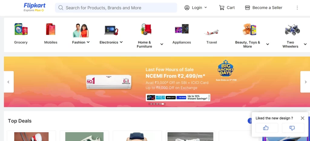 Flipkart - best online marketplace in india