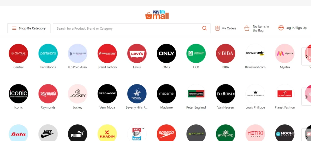 Paytm Mall - top online marketplaces in india