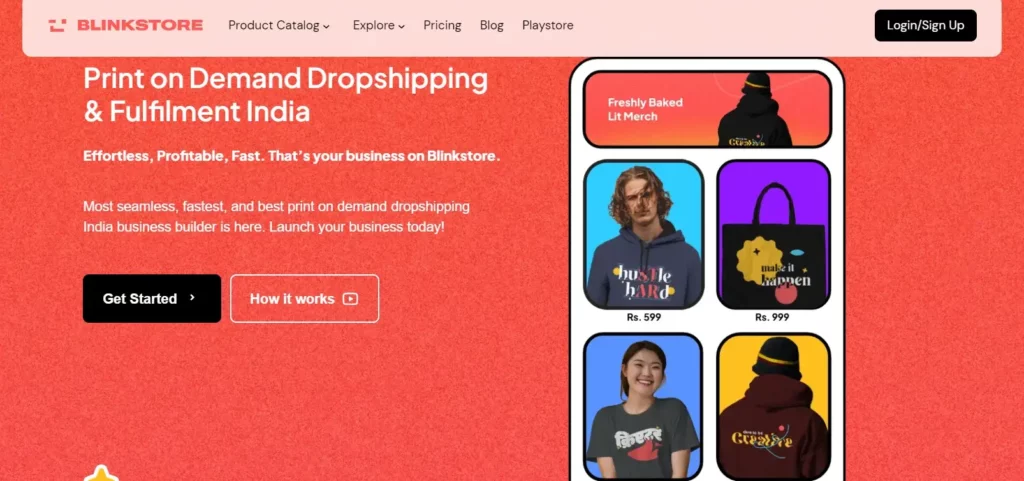 Start Your Online T-shirt Store with Blinkstore