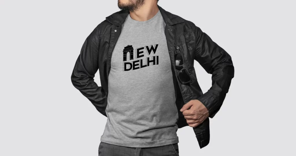  t-shirt design for Delhi people