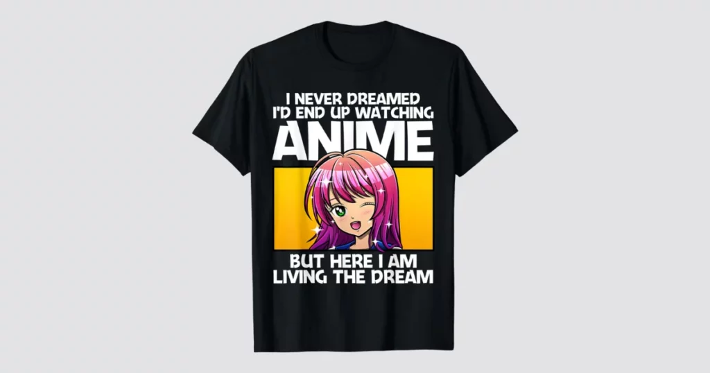 t-shit design for anime lovers