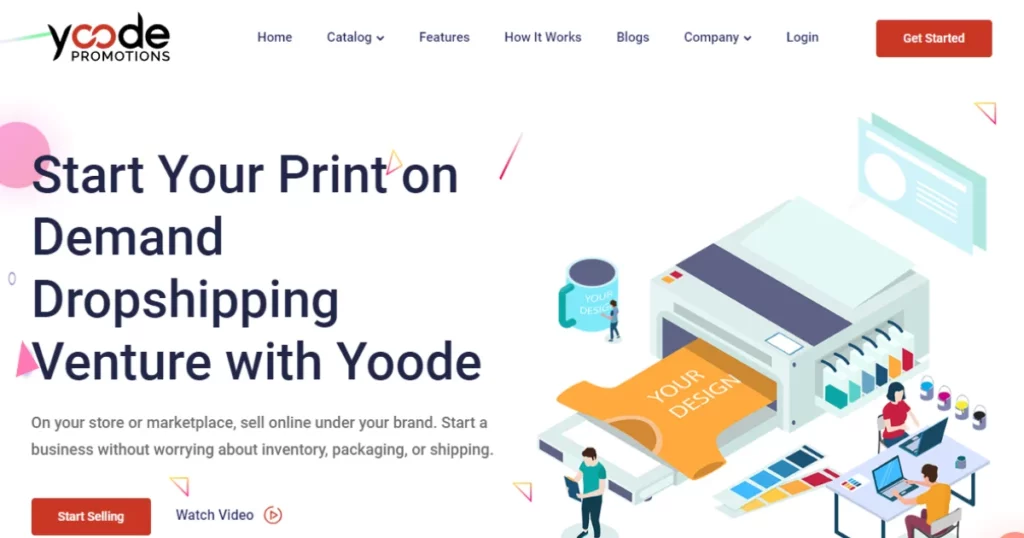 Start Print on demand Dropshipping Venture with Yoode Promotions