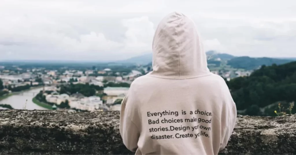 Inspirational quote hoodie designs