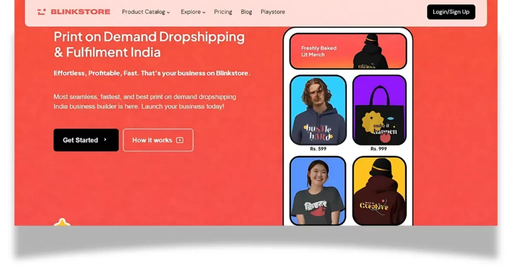 Blinkstore - Print on demand India and one of the best print on demand sites in india