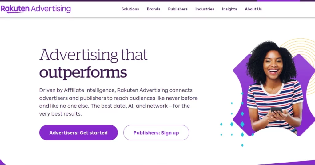 Rakuten Advertising is one of the best websites for affiliate marketing