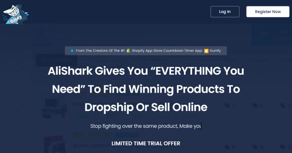 Alishark is one of the best product research tools for dropshipping