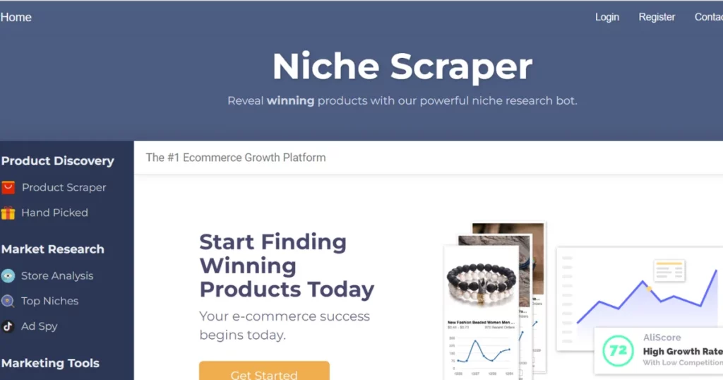 Niche scraper is one of the best dropshipping product research tools