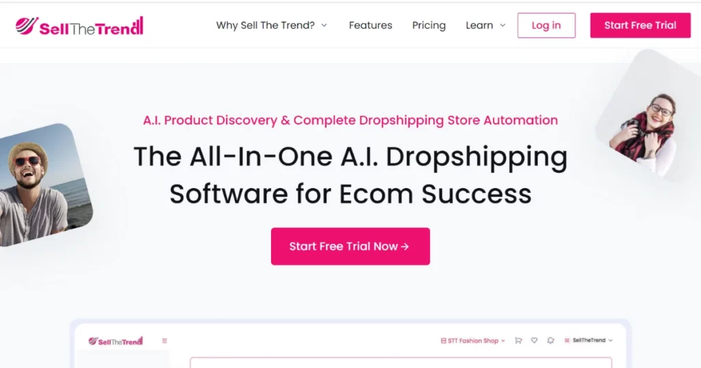 Sell The Trend is one of the best dropshipping product research tools