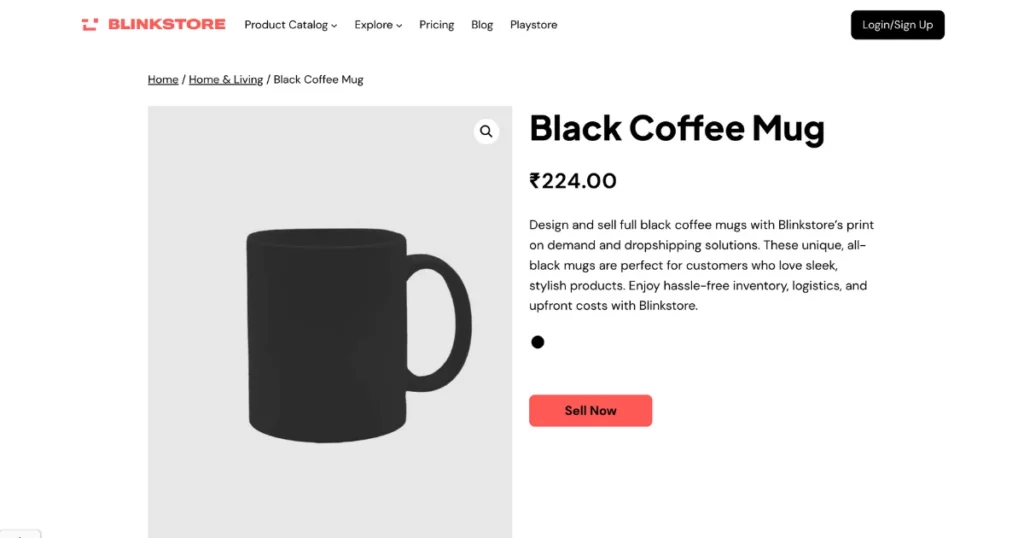 blinkstore mug product