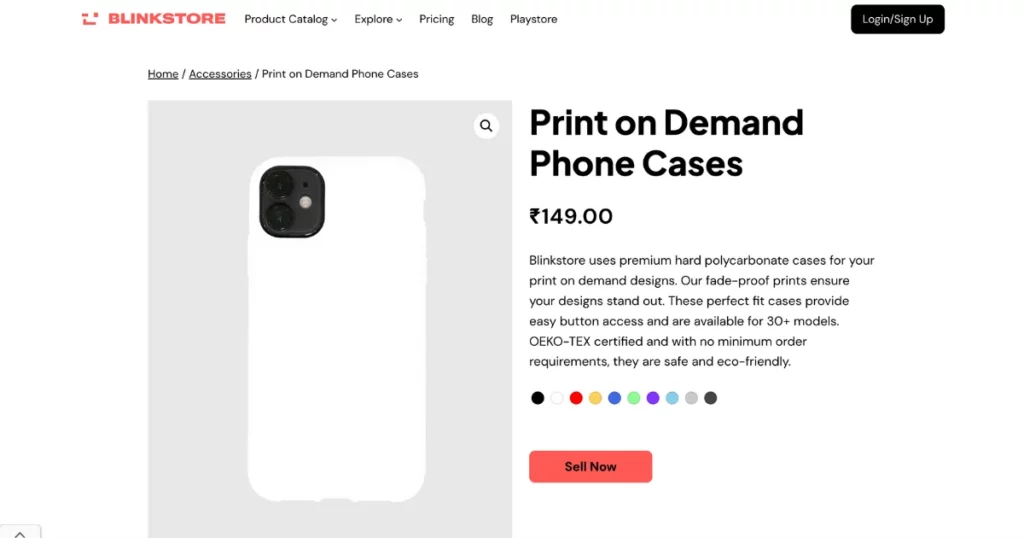 blinkstore phone case