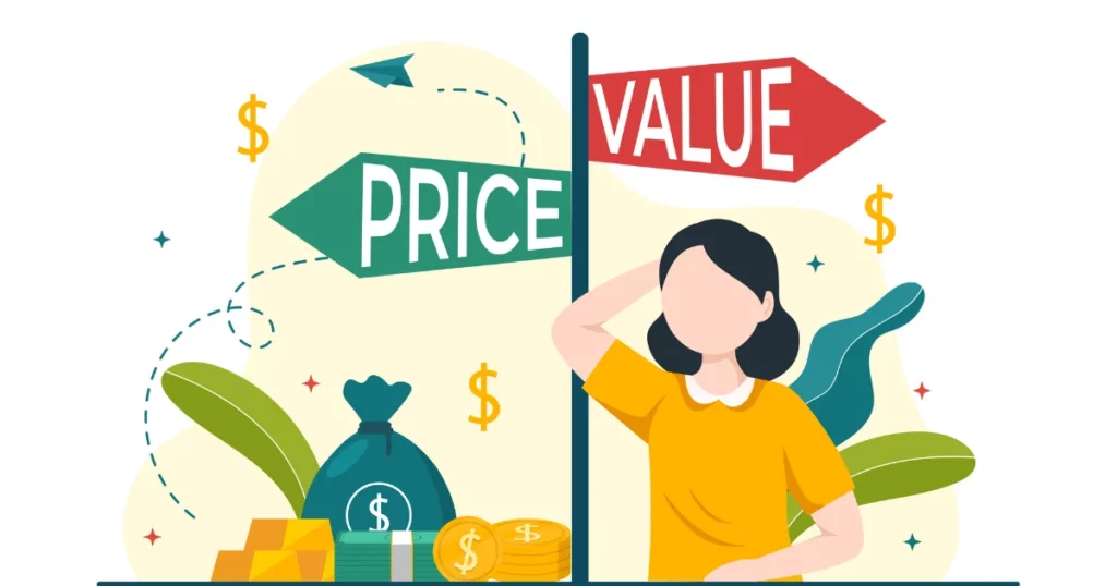 set the right price for products