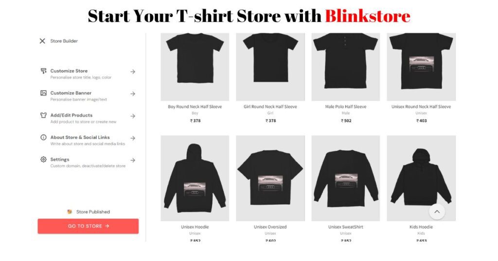 Start Your T shirt Store with Blinkstore - Affordable 20 Corporate Holiday Gift Ideas for your Clients - 2025 Start Your T-shirt Store with Blinkstore
