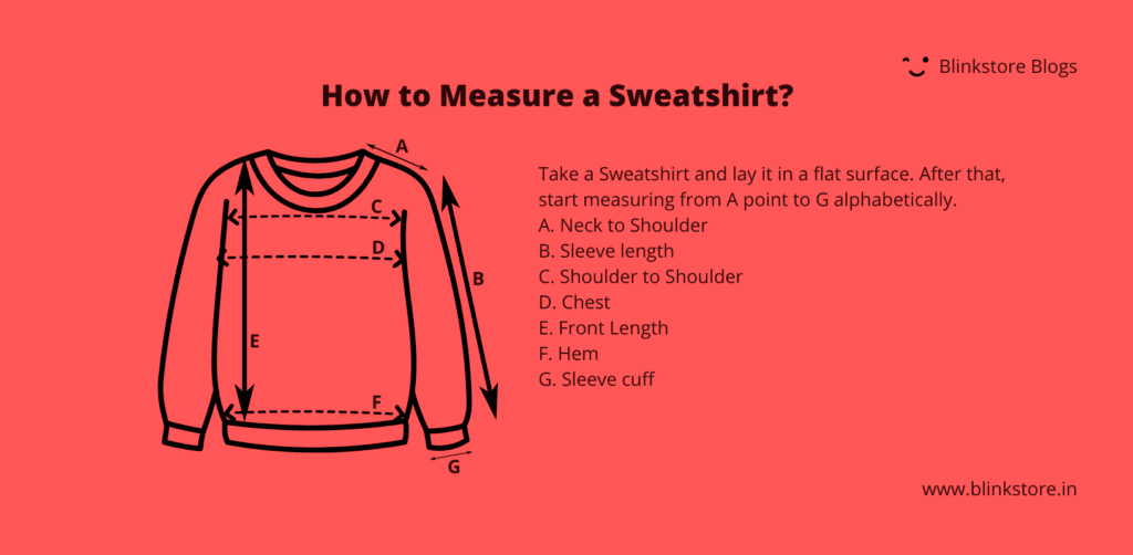 11 - Best Sweatshirt Size chart guide to pick the right one for yourself - 2025 Measure a Sweatshirt | Sweatshirt Size Chart guide