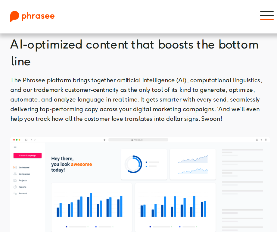 Phrasee | AI Marketing Tool
